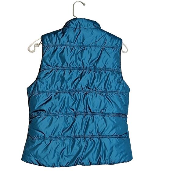 American Eagle Puffer Vest Teal - Picture 5 of 7